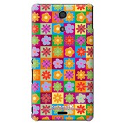 SO-04E-YCM2P0090-78 [オリジナルデザイン docomo SO-04E Xperia A用ケース 【60'sフラワー】]