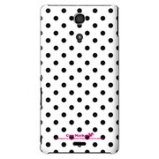 SO-04E-YCM2P0099-78 [オリジナルデザイン docomo SO-04E Xperia A用ケース 【Dot Pattern キュート ホワイト】]
