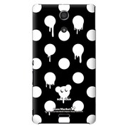 SO-04E-YCM2P0112-78 [オリジナルデザイン docomo SO-04E Xperia A用ケース 【Dot Pattern マウス ブラック】]