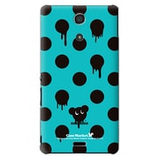 SO-04E-YCM2P0115-78 [オリジナルデザイン docomo SO-04E Xperia A用ケース 【Dot Pattern マウスミント】]