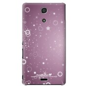 SO-04E-YCM2P0122-78 [オリジナルデザイン docomo SO-04E Xperia A用ケース 【パープルライトプラチナム】]