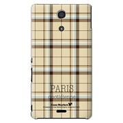SO-04E-YCM2P0128-78 [オリジナルデザイン docomo SO-04E Xperia A用ケース 【チェック柄コレクション Paris】]