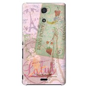 SO-04E-YCM2P0142-78 [オリジナルデザイン docomo SO-04E Xperia A用ケース 【パリストラベラー】]