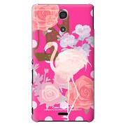 SO-04E-YCM2P0143-78 [オリジナルデザイン docomo SO-04E Xperia A用ケース 【ピンクフラミンゴ】]