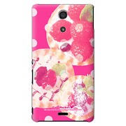 SO-04E-YCM2P0144-78 [オリジナルデザイン docomo SO-04E Xperia A用ケース 【ピンクタルト】]