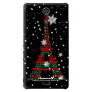 SO-04E-YCM2P0150-78 [オリジナルデザイン docomo SO-04E Xperia A用ケース 【エッフェル塔コレクション クリスマス】]