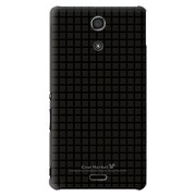 SO-04E-YCM2P0155-78 [オリジナルデザイン docomo SO-04E Xperia A用ケース 【スクエアオンブラック】]