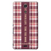 SO-04E-YCM2P0158-78 [オリジナルデザイン docomo SO-04E Xperia A用ケース 【チェック柄コレクション チェックハンドル】]