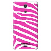 SO-04E-YCM2P0194-78 [オリジナルデザイン docomo SO-04E Xperia A用ケース 【ゼブラ柄 ピンク】]