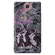 SO-04E-YCM2P0215-78 [オリジナルデザイン docomo SO-04E Xperia A用ケース 【Catウォールペーパー ネイビー】]
