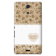 SO-04E-YCM2P0221-78 [オリジナルデザイン docomo SO-04E Xperia A用ケース 【カントリーフラワー】]