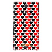 SO-04E-YCM2P0224-78 [オリジナルデザイン docomo SO-04E Xperia A用ケース 【赤黒ハート】]