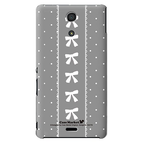 SO-04E-YCM2P0227-78 [オリジナルデザイン docomo SO-04E Xperia A用ケース 【チープリボン】]