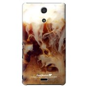SO-04E-YCM2P0234-78 [オリジナルデザイン docomo SO-04E Xperia A用ケース 【アイス・オレ】]