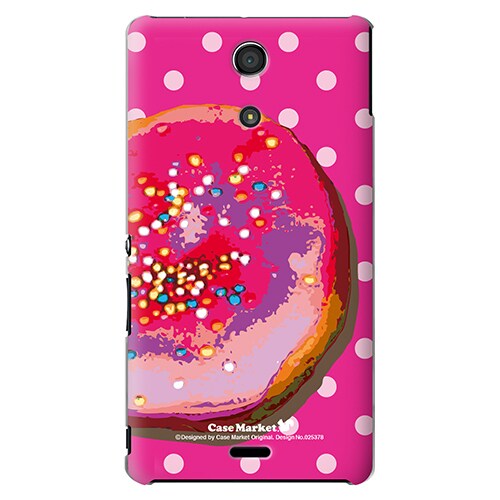 SO-04E-YCM2P0253-78 [オリジナルデザイン docomo SO-04E Xperia A用ケース 【ミラクル☆ドーナツ】]