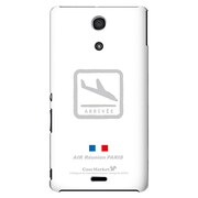 SO-04E-YCM2P0259-78 [オリジナルデザイン docomo SO-04E Xperia A用ケース 【AIR-Lineシリーズ 着陸】]
