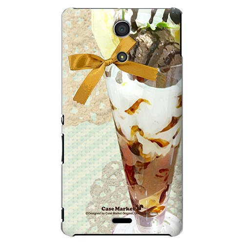 SO-04E-YCM2P0277-78 [オリジナルデザイン docomo SO-04E Xperia A用ケース 【パフェ】]