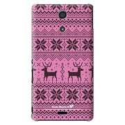 SO-04E-YCM2P0281-78 [オリジナルデザイン docomo SO-04E Xperia A用ケース 【Dot Graphic パープル】]