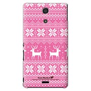 SO-04E-YCM2P0282-78 [オリジナルデザイン docomo SO-04E Xperia A用ケース 【Dot Graphic ピンク】]
