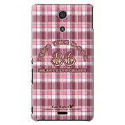 SO-04E-YCM2P0285-78 [オリジナルデザイン docomo SO-04E Xperia A用ケース 【チェック柄コレクション No.86 スクール】]