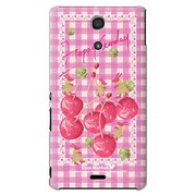 SO-04E-YCM2P0296-78 [オリジナルデザイン docomo SO-04E Xperia A用ケース 【ハッピーチェリーライン】]