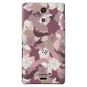 SO-04E-YCM2P0300-78 [オリジナルデザイン docomo SO-04E Xperia A用ケース 【モダンバイオレット】]