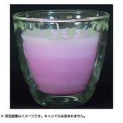 光るアロマキャンドル(ピンク) ダブルウォール