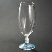 有田浪漫ビールグラス 鉄仙唐草