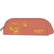 ラウンドジップ型ペンケース SNOOPY ハグ ピンク P-11629