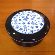 セラミックおひつ1.5合(花うさぎ) [花うさぎ・飛躍・花ちらし 900ml]