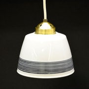 ブラック コード50cm 有田焼ペンダントライト 糸模様