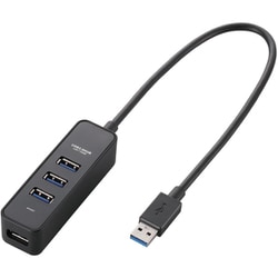 USBHUB3.0/マグネット/バスパワー/4ポート/ブラック U3H-T405BBK