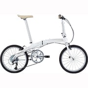 折りたたみ自転車 Mu P9（ミューP9） 20型 外装9段変速 クラウドホワイト PAA093