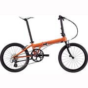 折りたたみ自転車 Speed Falco(スピード ファルコ) 20型 外装8段変速 バーニッシュオレンジ KDA083