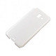 F-09E用 リアカバー F80<SILKY WHITE> [らくらくスマートフォン プレミアム F-09E用]