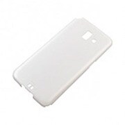 F-09E用 リアカバー F80<SILKY WHITE> [らくらくスマートフォン プレミアム F-09E用]