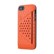 BV-KALCSIP5-OR [iPhone 5s/5用 Bluevision Kaleido Card Slot Case for iPhone 5 Passion Orange]