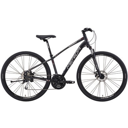 クロスバイク CROSSWAY U-TRAIL（クロスウェイ ユートレイル） TFS 300-MD 38cm 700×40C 外装27段変速 ネオマットブラック AMC3384 EK16