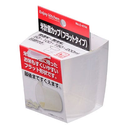ENJOY KITCHEN 米計量カップ(フラットタイプ) C-4744
