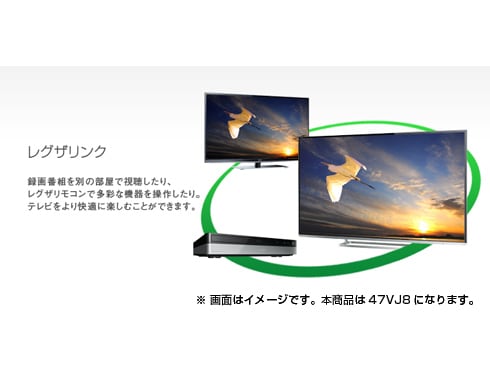 ヨドバシ.com - 東芝 TOSHIBA REGZA(レグザ) 47V型 地上・BS・110度デジタル ハイビジョン液晶テレビ テレビクラウド対応  47J8 通販【全品無料配達】