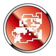 スーパーマリオブラザーズ01ジャンプ [アルミボタンシール]