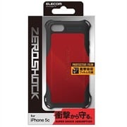 PS-A13ZERORD [iPhone5c用ZEROSHOCKケース/レッド]