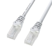 LANケーブル 1m CAT5e ホワイト 爪折れ防止 より線 UTP ストレート結線 RJ45 LA-Y5TS-01