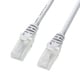 LANケーブル 20m CAT5e ホワイト 爪折れ防止 より線 UTP ストレート結線 RJ45 LA-Y5TS-20