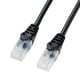LANケーブル 20m CAT5e ブラック 爪折れ防止 より線 UTP ストレート結線 RJ45 LA-Y5TS-20BK