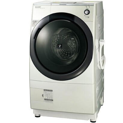 ドラム式プラズマクラスター洗濯乾燥機(9.0Kg)/右開き/パールホワイト ES-Z110-WR