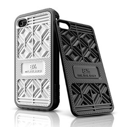 BI-MUSNK/BKWH [MUSUBO Sneaker Case for iPhone4/4S 黒/白]