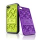 BI-MUSNK/GRPU [MUSUBO Sneaker Case for iPhone4/4S 緑/紫]