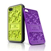 BI-MUSNK/GRPU [MUSUBO Sneaker Case for iPhone4/4S 緑/紫]