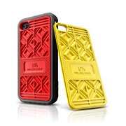 BI-MUSNK/RYW [MUSUBO Sneaker Case for iPhone4/4S 赤/黄]